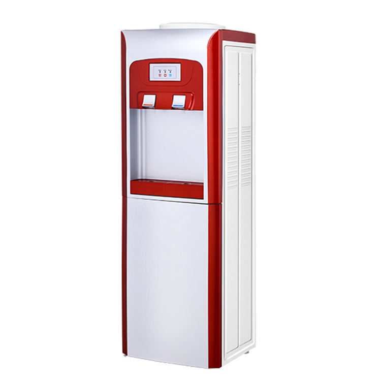 Private Label Hot and Cold Natural Water Cooler Drinker Machines Dispenser with Mini Fridge