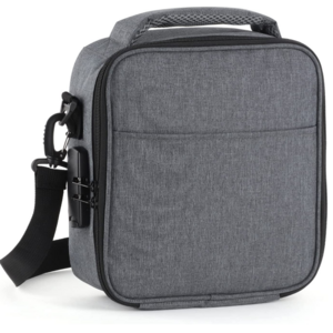 Custom Insulated Lunch Bag  Lock Soft Reusable Cooler Bag with Shoulder Strap