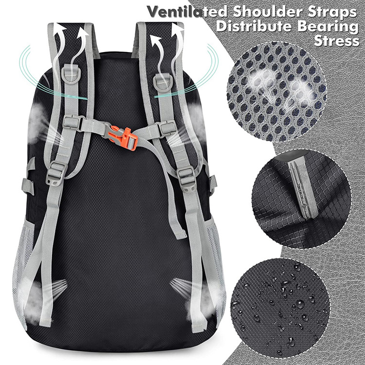 High Quality Folding Hiking Bag Light Weight Waterproof Camping Backpack Durable Outdoor Bags