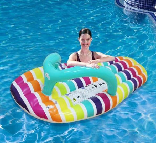 PVC swimming air bed inflatable pool float raft air mat