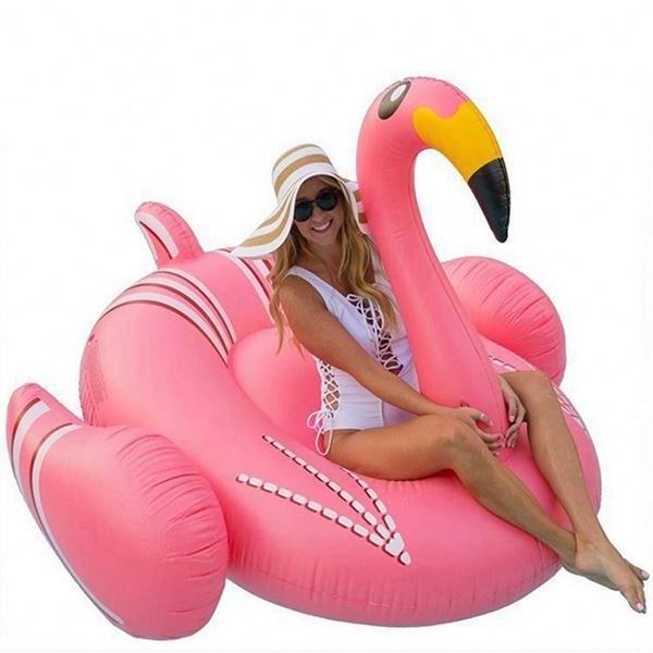 Hot Sale 75inch large inflatable flamingo pool float