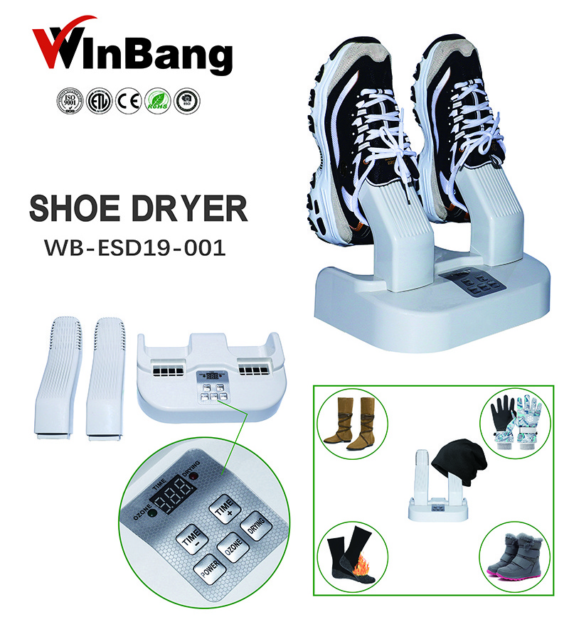 Dehumidify  Ozone Helmet Dryer Ski foot  Boot Dryer Shoe Dryer and odor eliminator With Timer portable Electric  Shoe Warmer