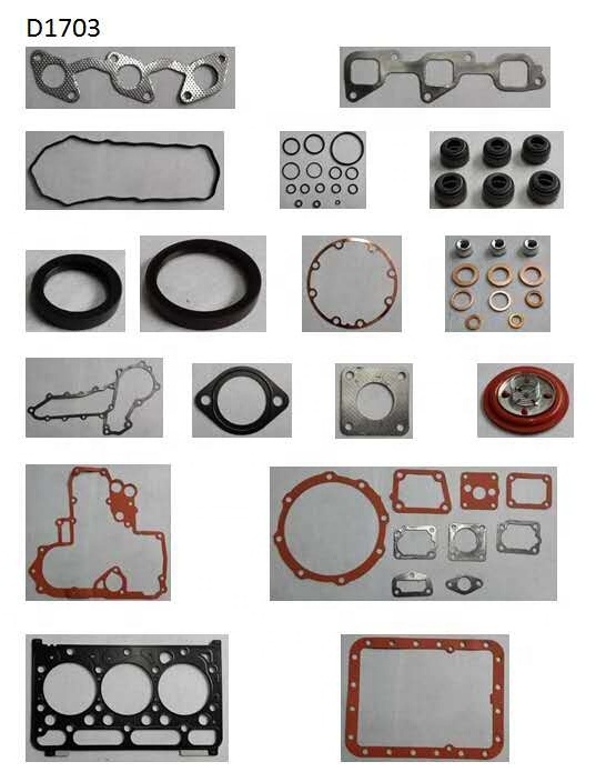 Fit For Kubota Tractor D1703 L3408 3D87 Full Complete Gasket Set Kit Diesel Engine kubota kit kubota engine parts engine kit