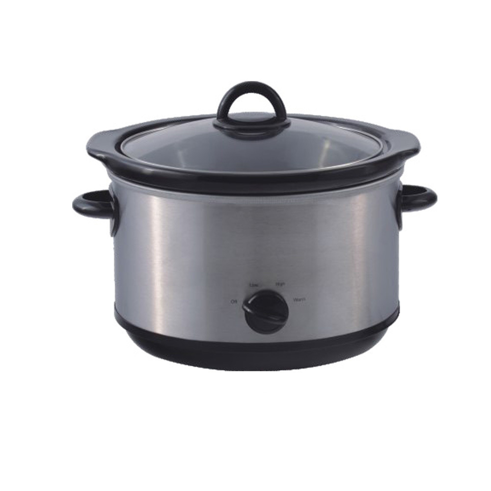 WF-23612 Home appliances 4 Quart Electric Stainless Steel Slow Cooker