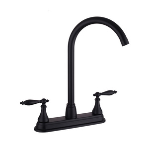 Centerset Bathroom Faucet Black, Bathroom Sink Faucet