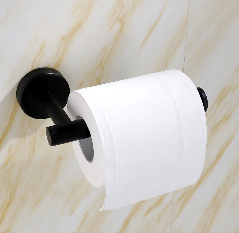 2023 New Kitchen Stainless Steel Paper Towel Holder with Damping Effect Bathroom One Hand Operation Toilet Paper Holder