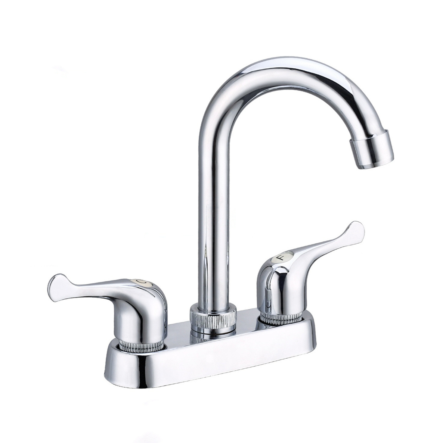 8 Inch Sink Kitchen Faucet And Kitchen Faucet Stainless Steel With 2 Double handle