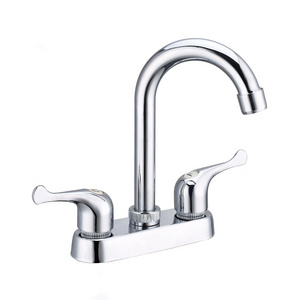 8 Inch Sink Kitchen Faucet And Kitchen Faucet Stainless Steel With 2 Double handle