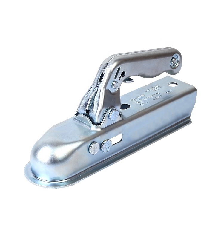 Square Tube European Trailer Coupler, 800KG trailer Coupler lock