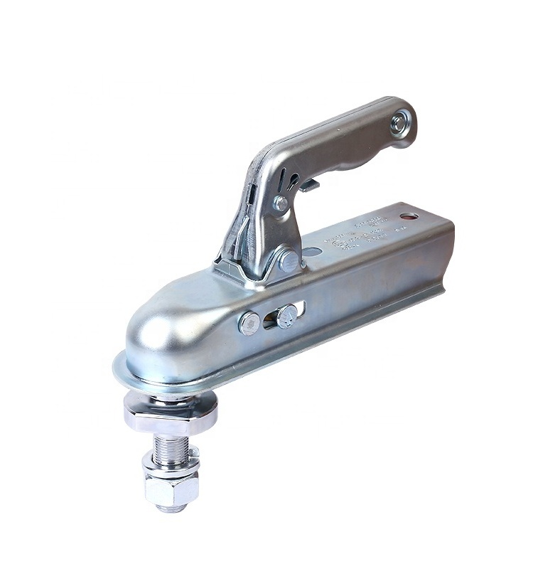 Square Tube European Trailer Coupler, 800KG trailer Coupler lock