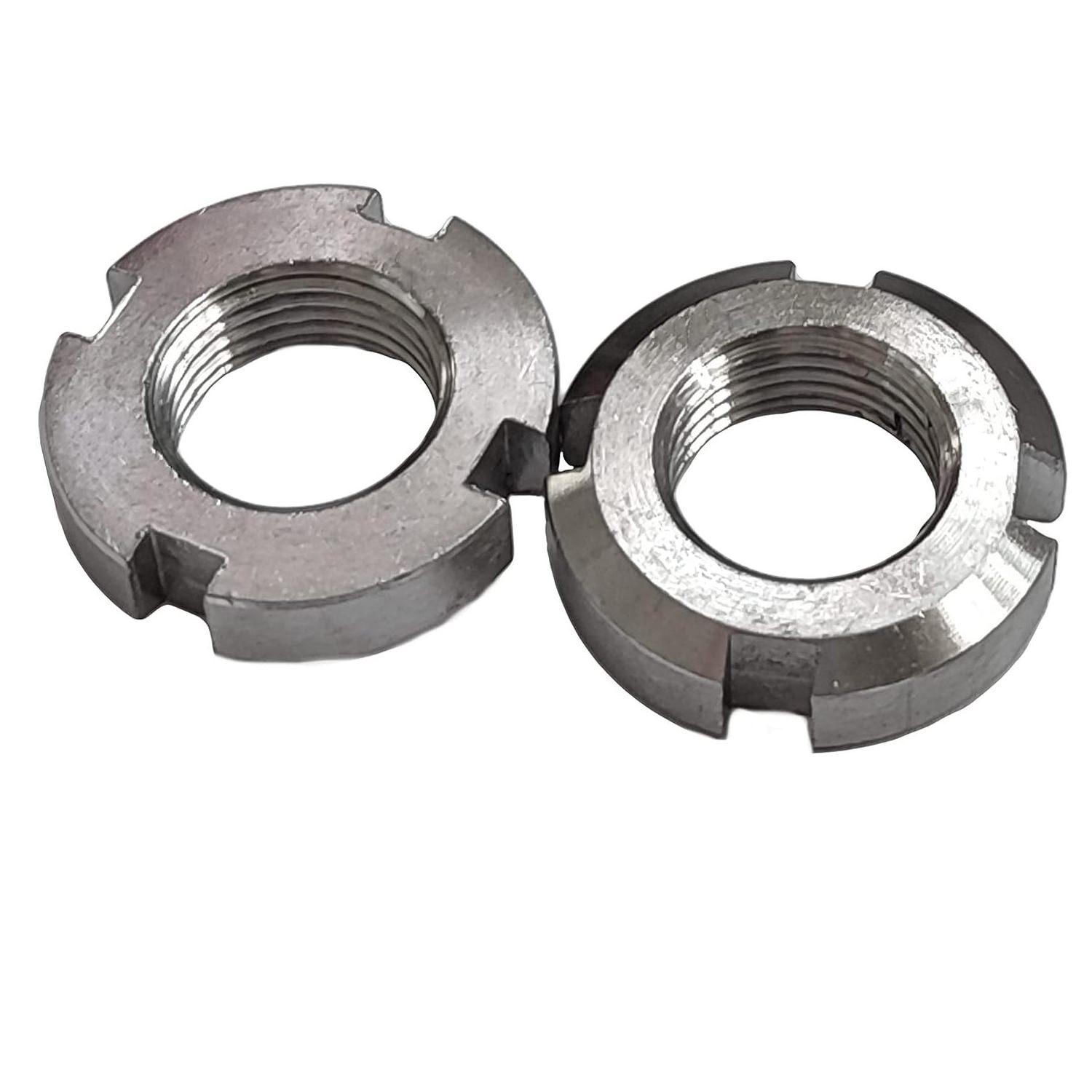 Customized M18 stainless steel bearing lock groove round nut slotted round nuts