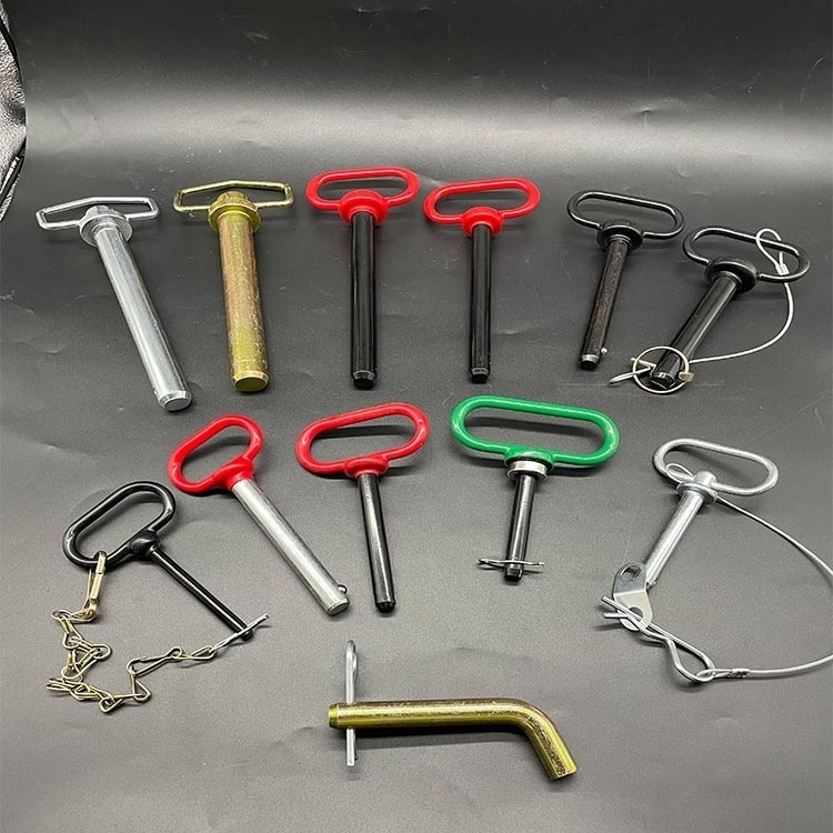 Steel Flat Head Round Head Flanged Head Hitch Pin Clevis Pin with Grooved Ends