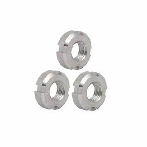 Customized M18 stainless steel bearing lock groove round nut slotted round nuts