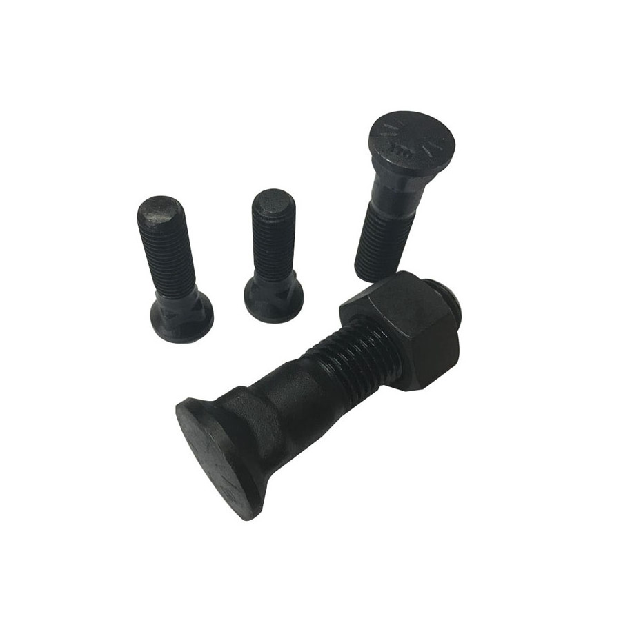 high quality 10 Grade Black oxide surface treatment wheel hub bolt for hino truck made in China