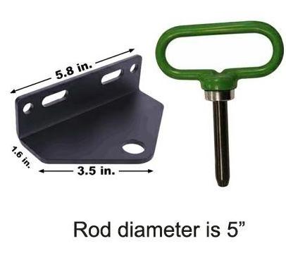 Magnetic Lawn Mower Trailer Hitch Pins - Strong Neodymium Magnetic Hitch Pin for Riding Mowers, Lawn Tractors,Simple One Handed