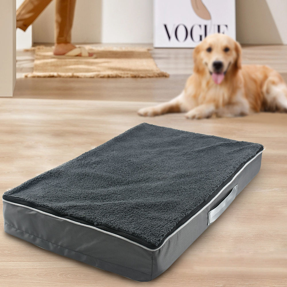 High quality original elevated dog cot bed large raised pet bed luxury donut round plush dog pet cat bed for winter warm