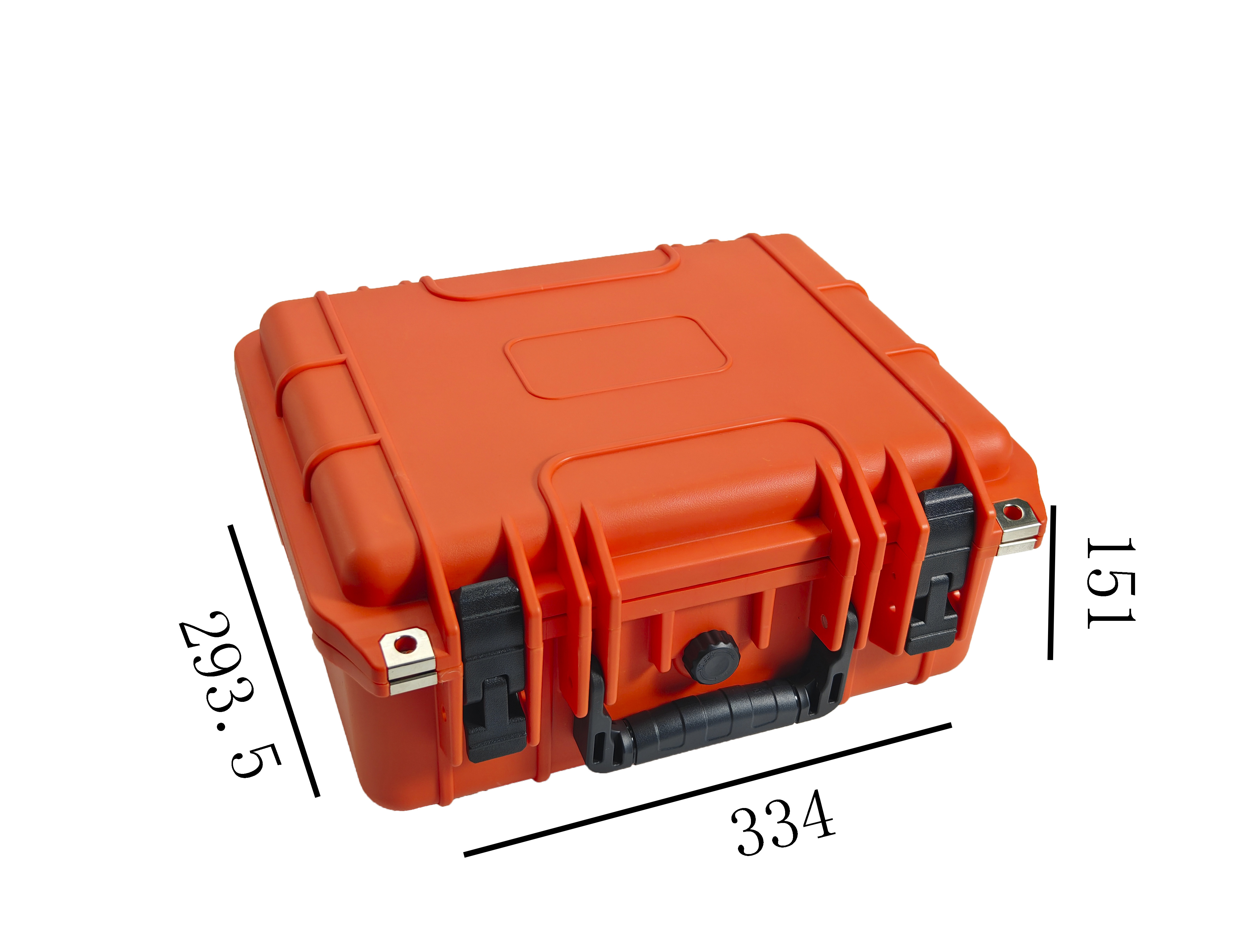 Orange Portable Workshop Power Empty abs Plumbing Watch Large Heavy Duty ps Storage Plastic Carry Case Tool Box for Sale