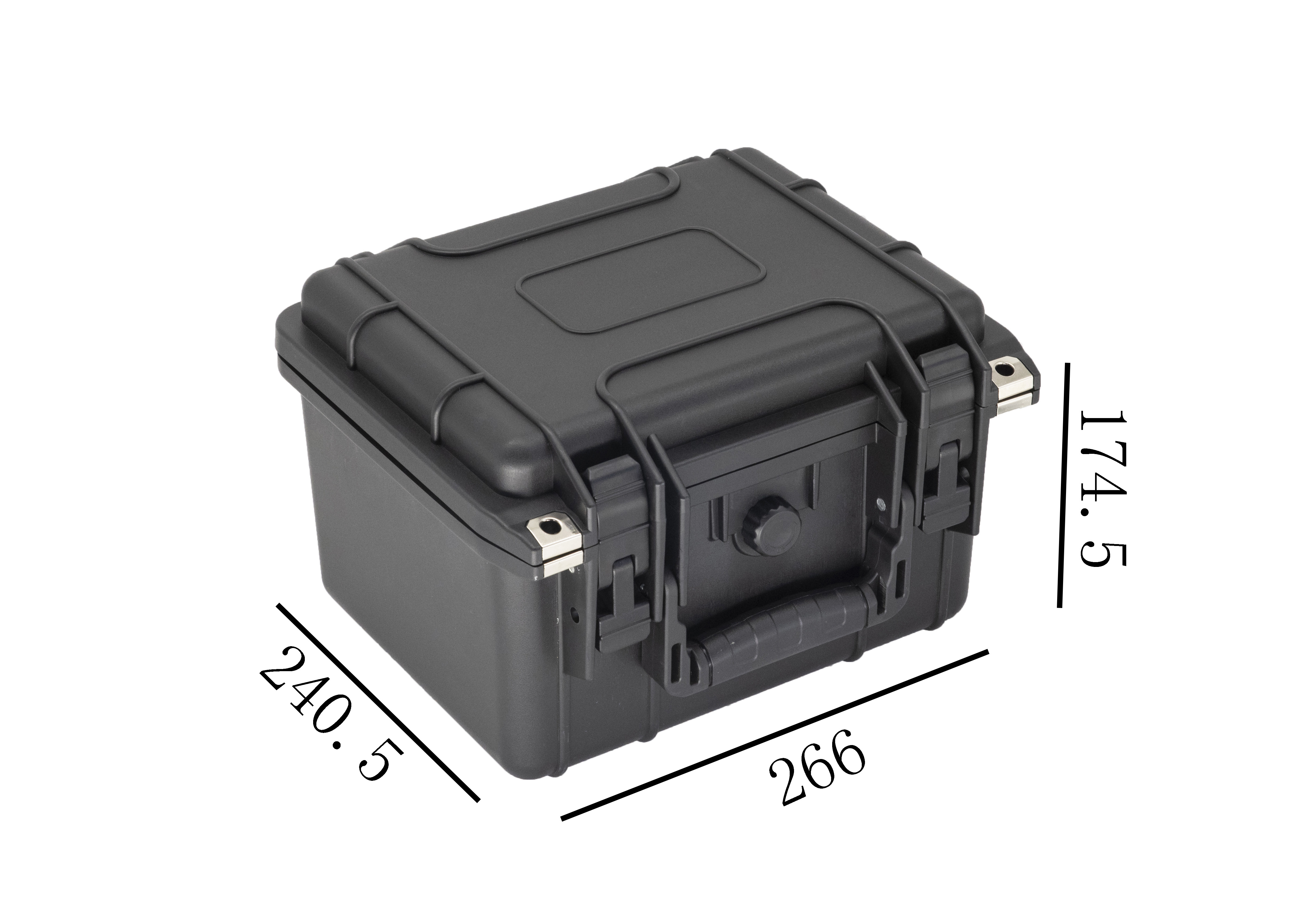 Portable custom Plastic hard case storage box carry camera equipment insert box case foam padding for video camera