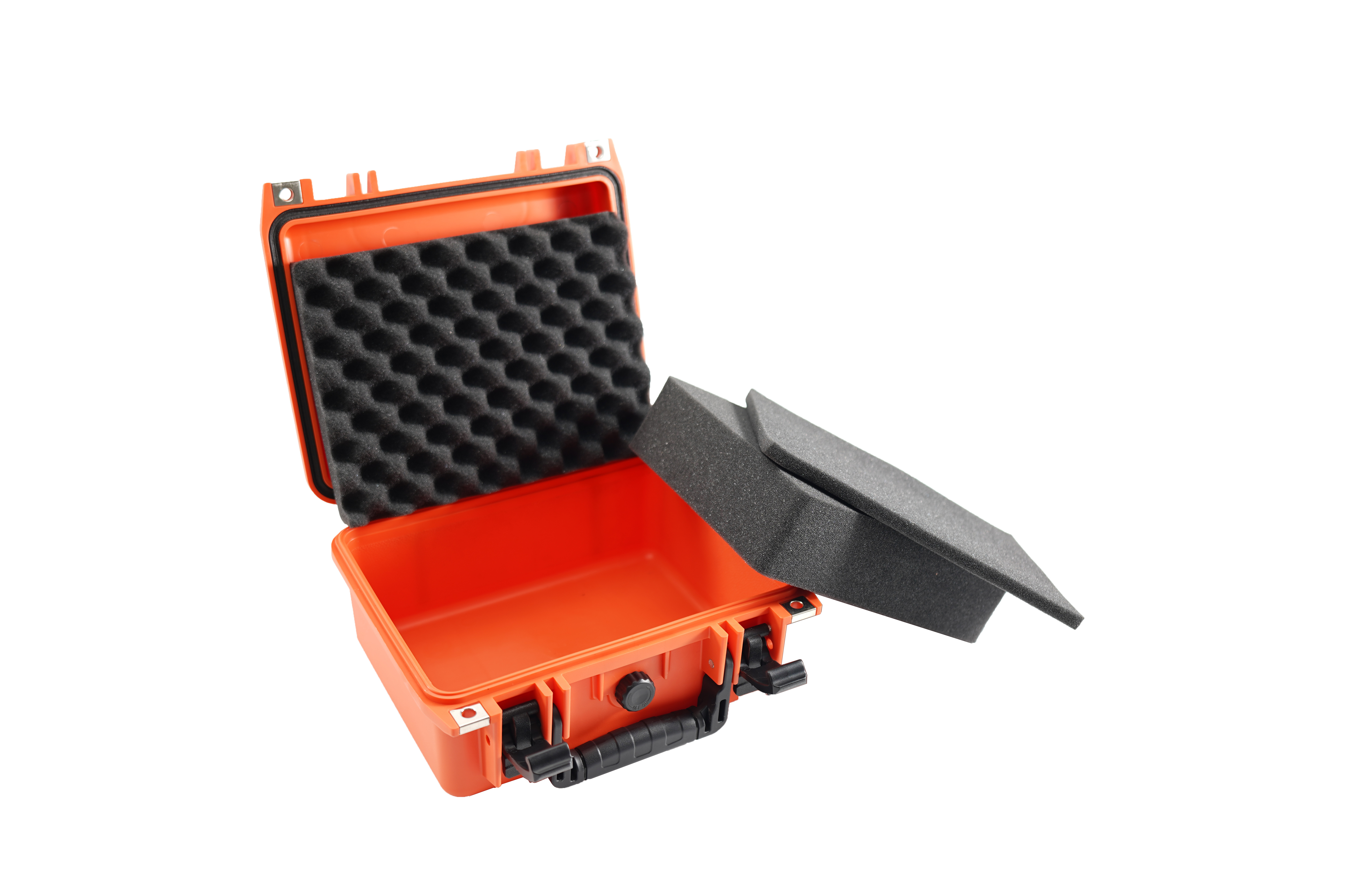 shockproof Hard Plastic Protective Carrying Tool Case shipping Box For Equipment With Sponge