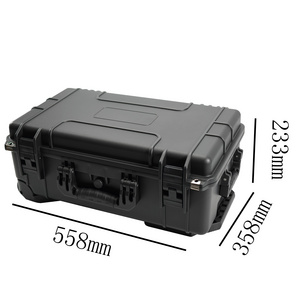 IP67 Waterproof Portable Large Heavy Duty Storage PP Plastic Carry Case Tool Box With Soft Foam Inner Lining