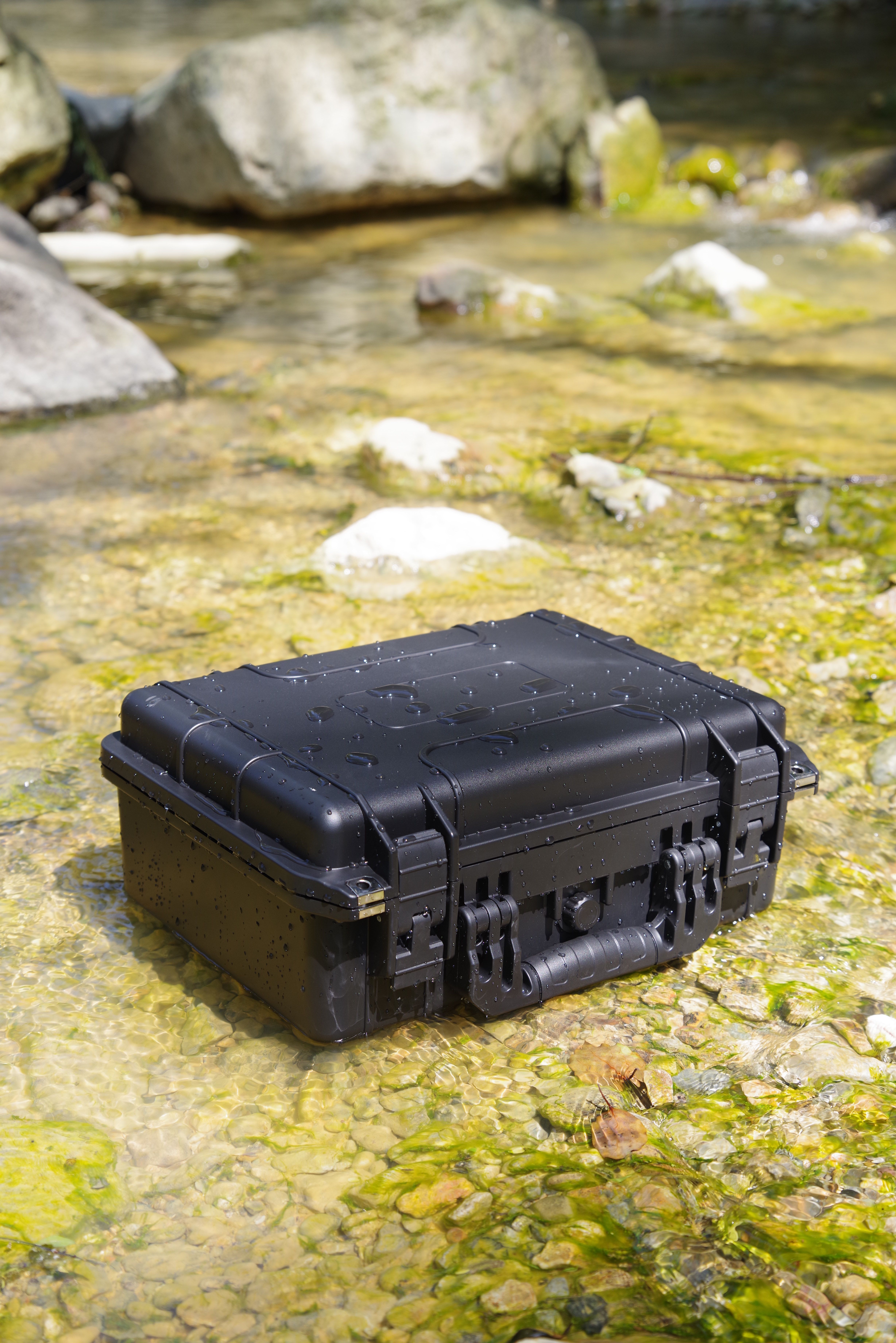 Custom Outdoor portable drag Tool storage abs folding handle flight case for Drones,hard case