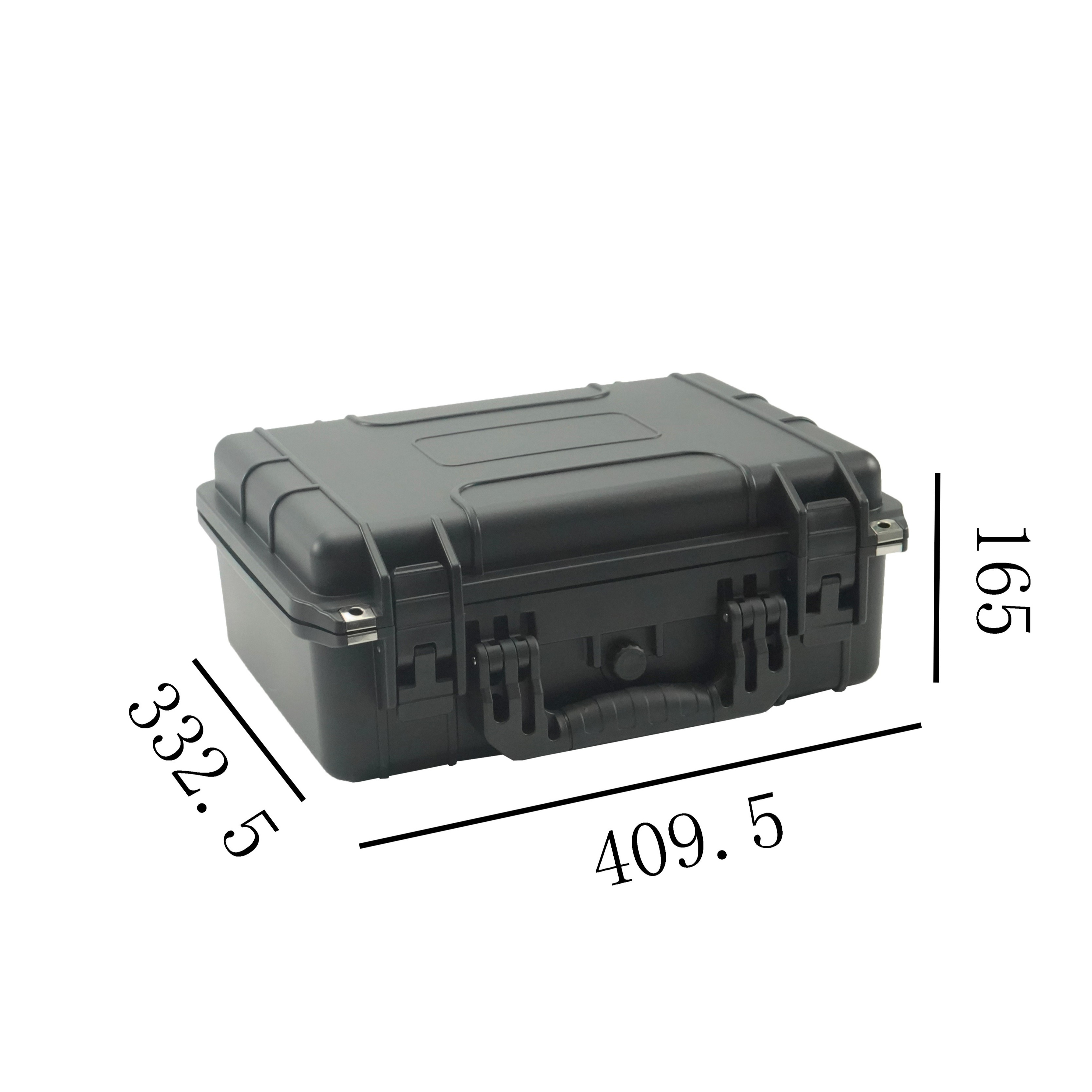 Heavy Duty Plastic Worksite Jobsite Tool Waterproof Storage Box carry with foam insert custom logo portable hard case