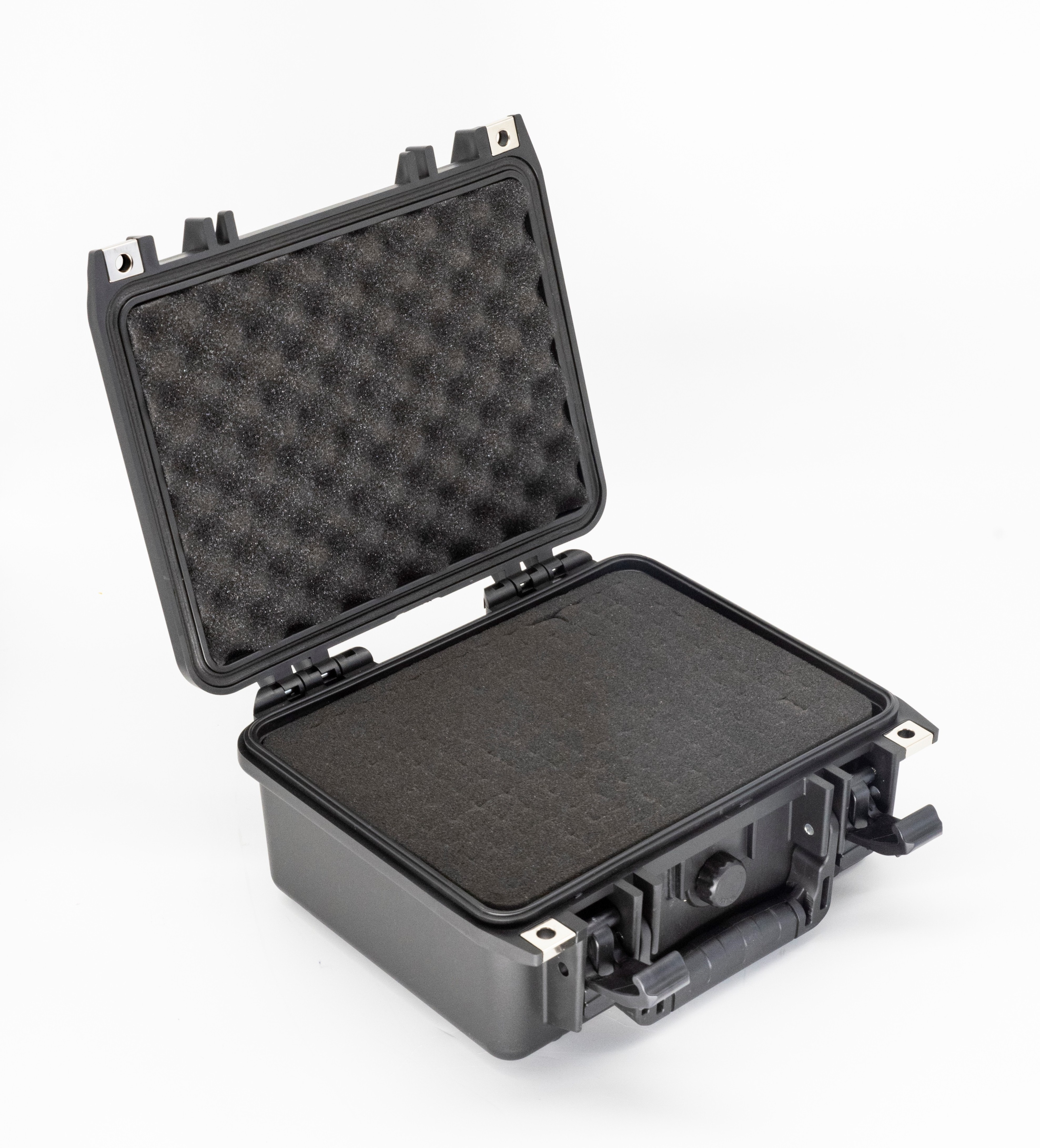 Small Hard Case with Foam Insert, 10.47*9.47*5.1 Inches - Padded Case Protect , Microphone, and Camera Equipment CASE