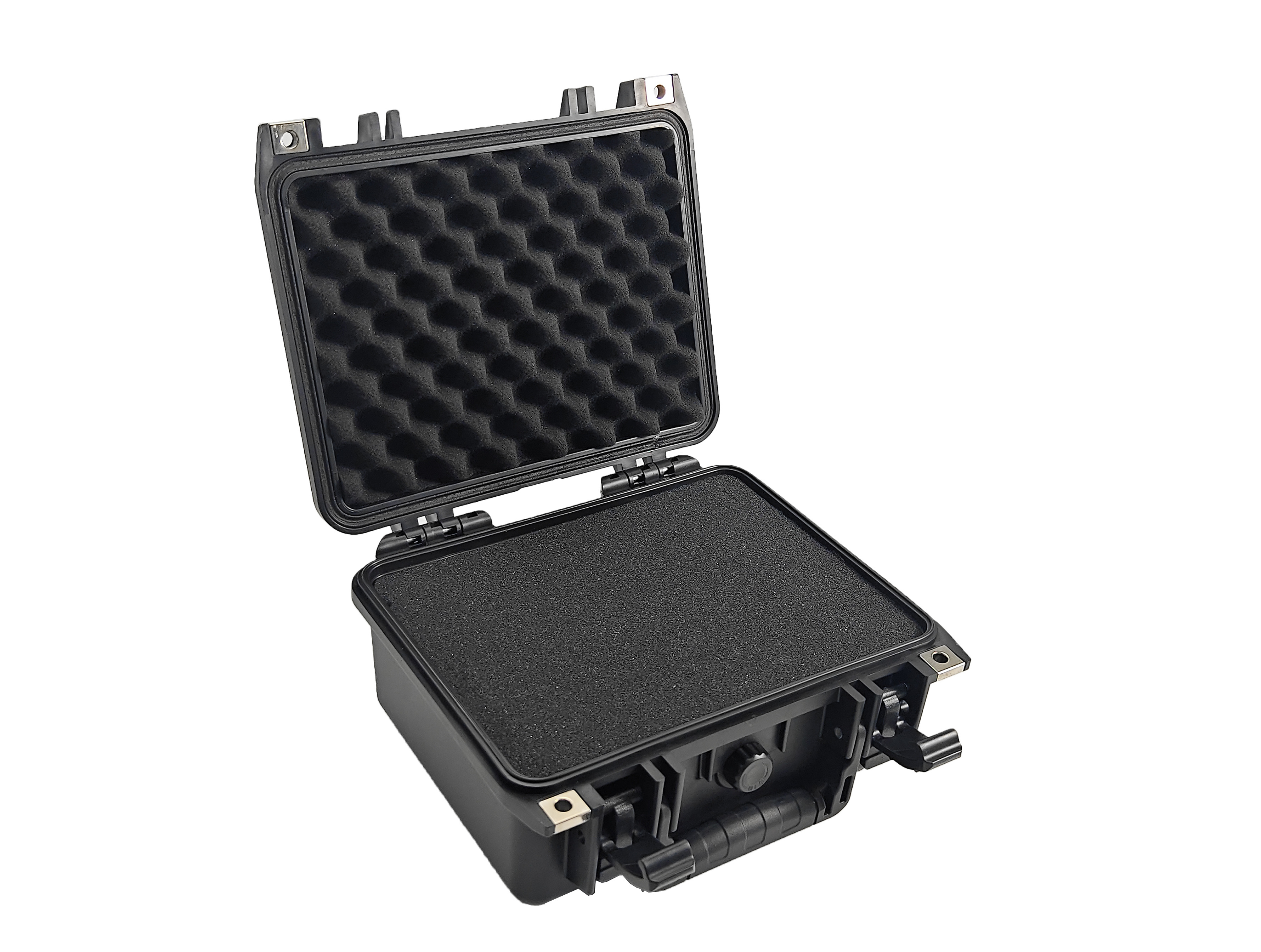 Small Hard Case with Foam Insert, 10.47*9.47*5.1 Inches - Padded Case Protect , Microphone, and Camera Equipment CASE