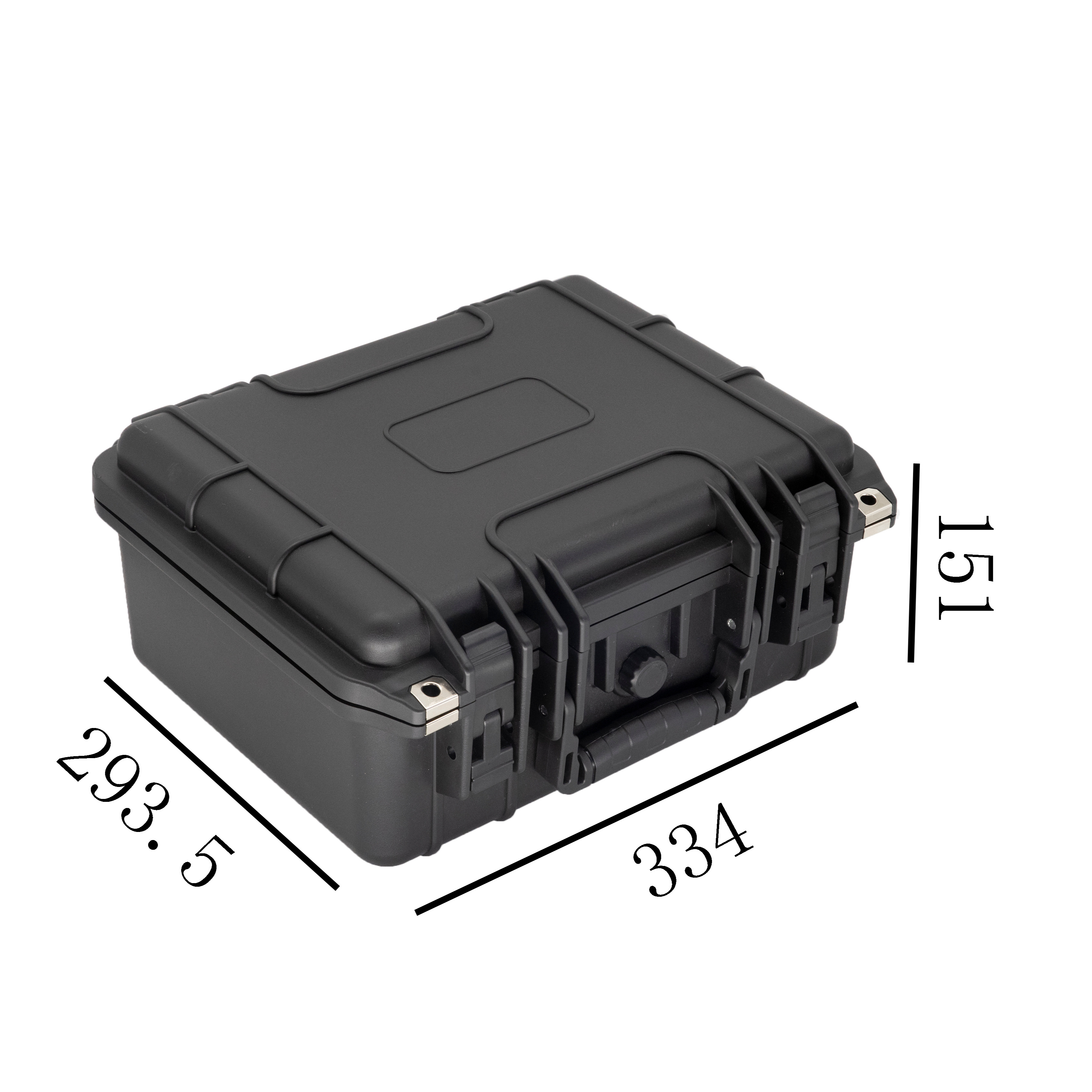 WS5004-13 Internal 307*234*137 mm black high impact hard plastic flight case IP 67 waterproof,Tool Box Case