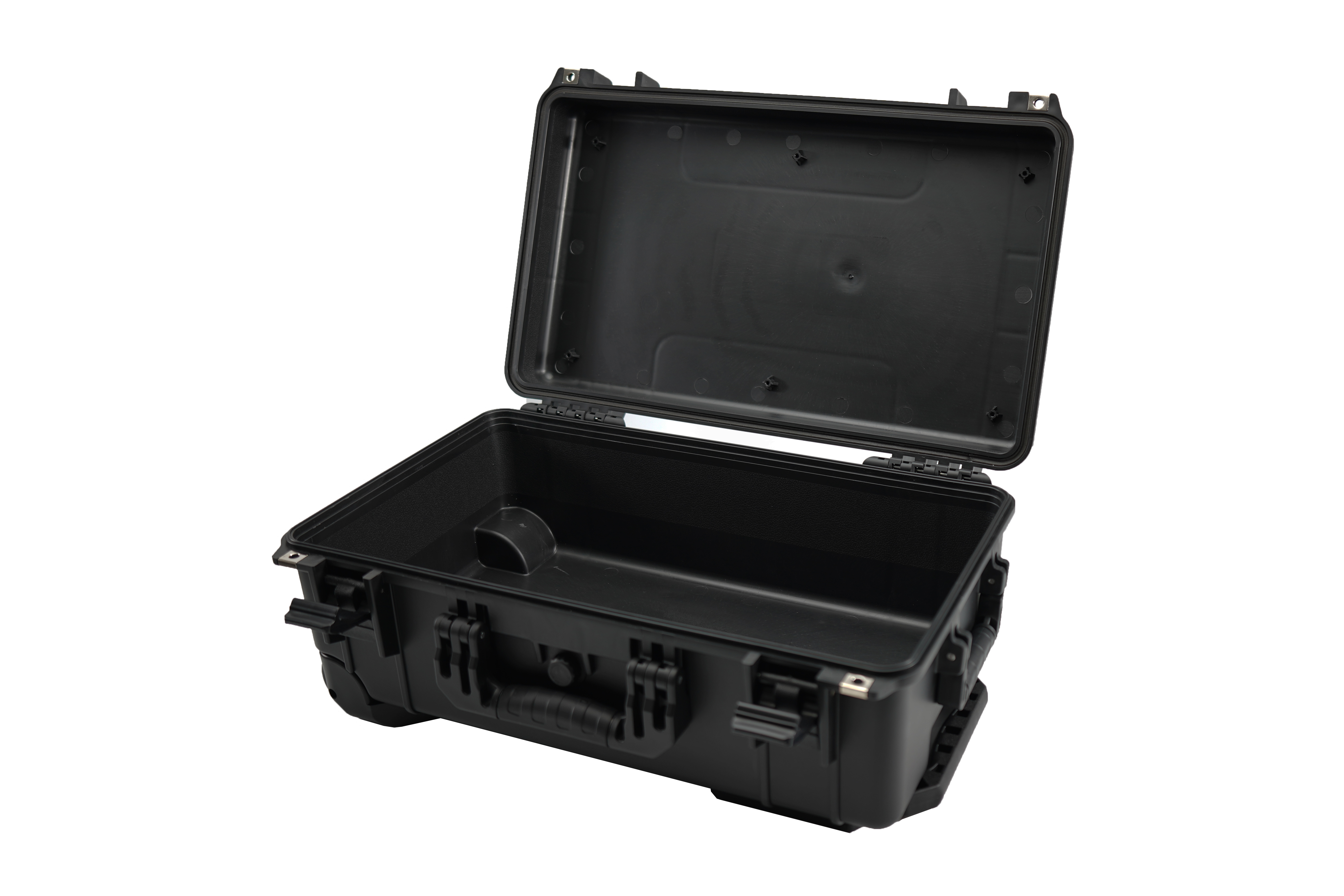 plastic trolley rolling tool box case with foam insert manufacturer Hard plastic trolley tool box with wheels