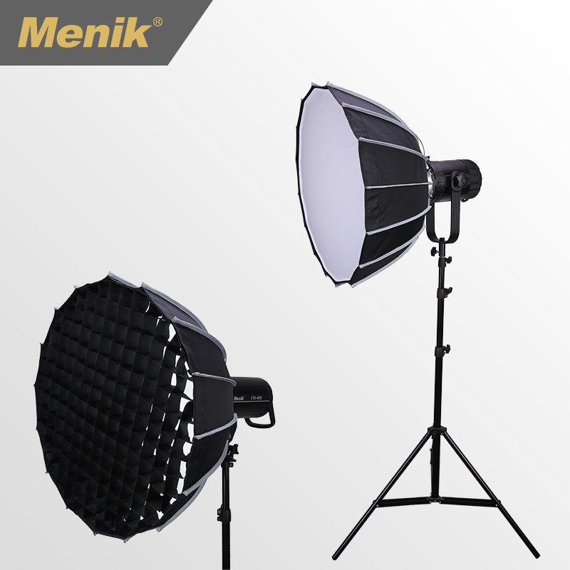 Menik Photo studio Quick Set up Parabolic speedlight Photography light Softbox with Bowen Mount and Carry Bag