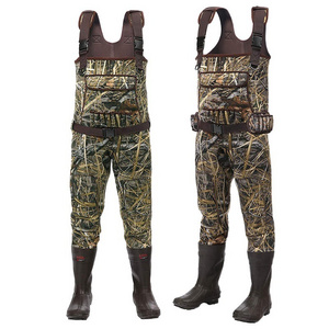 KDIVE Wholesale Durable Bootfoot Wader Mens Neoprene Chest Hunting Waders