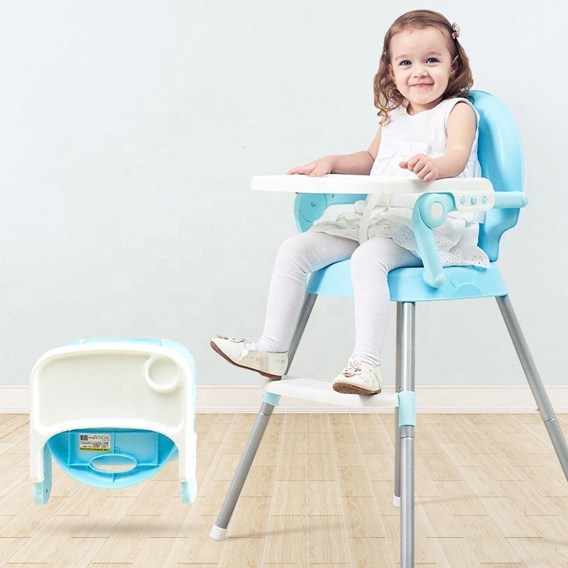 Portable Folding Adjustable high chair for baby feeding Baby Dining Chair Multifunctional Baby Kids Chair