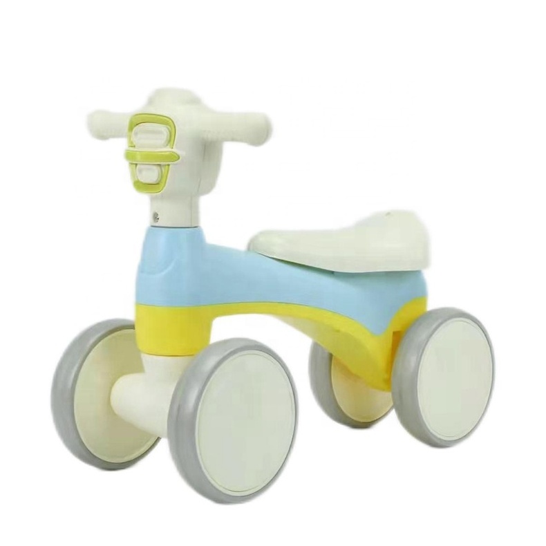 4 Wheel kids pedal balance bikes Bubble blowing ride on car toys with light and music player