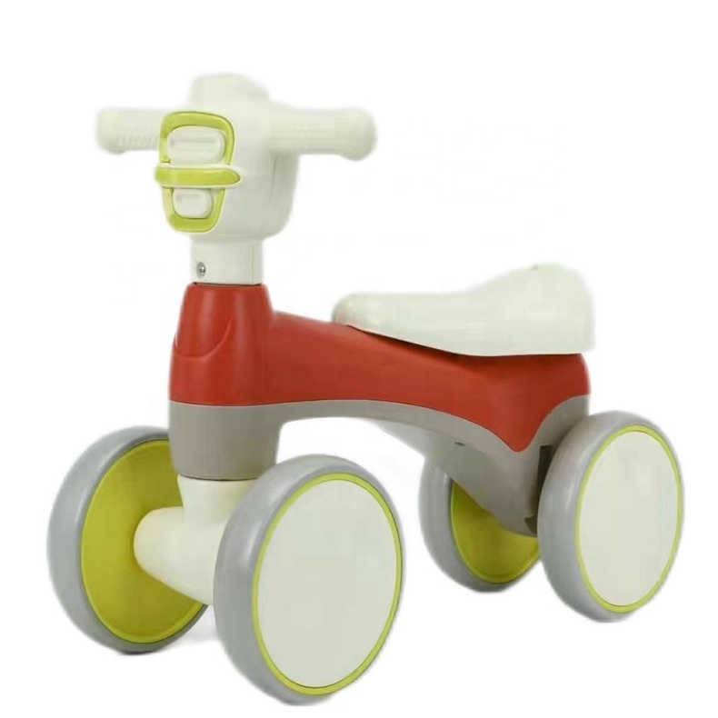 4 Wheel kids pedal balance bikes Bubble blowing ride on car toys with light and music player