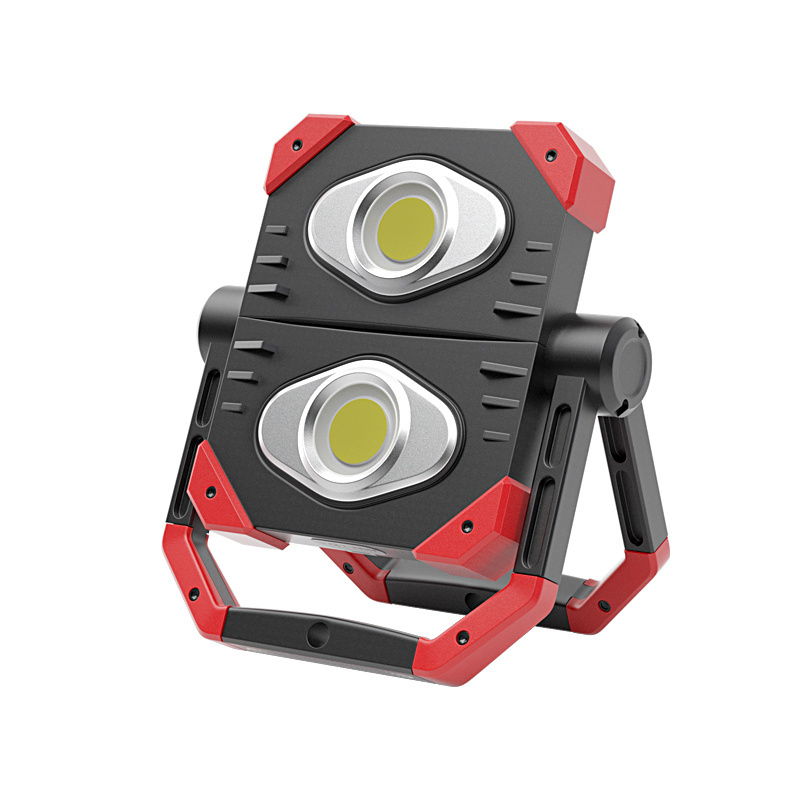 2000 Lumen  Super Bright Usb Rechargeable Cob Led Portable Foldable Adjustable Flood Work Light with magnetic base