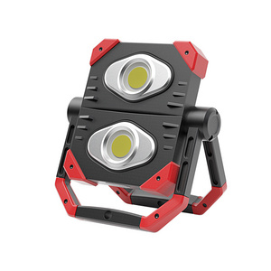 2000 Lumen  Super Bright Usb Rechargeable Cob Led Portable Foldable Adjustable Flood Work Light with magnetic base