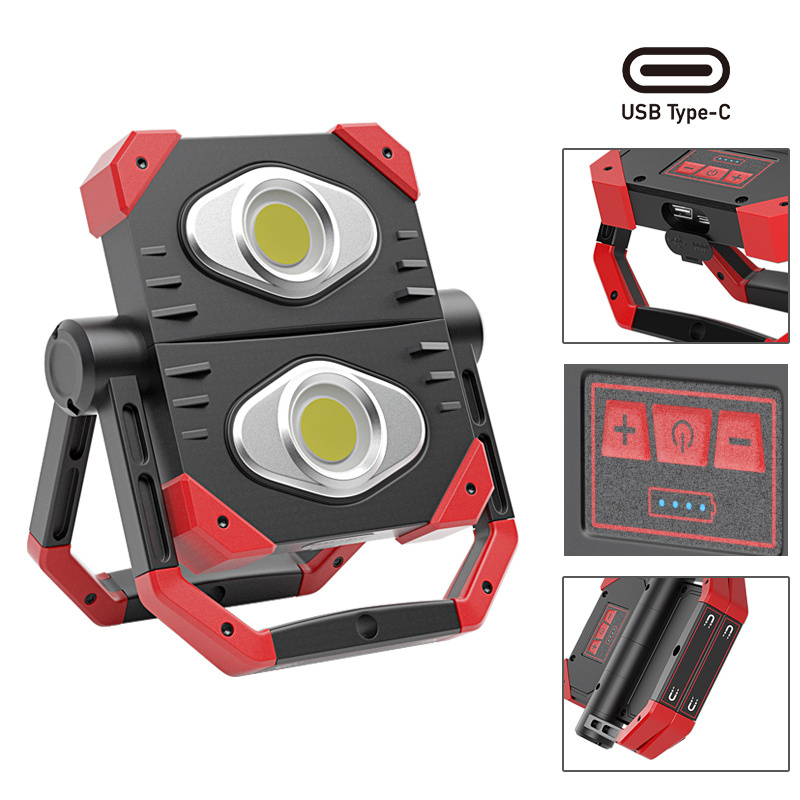 2000 LM Chinese online markets  outdoor flood night COB LED Flashlight Work Light with magnetic