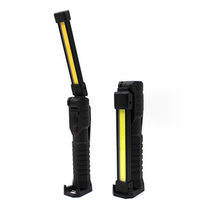 Portable Double sided Magnetic Foldable COB Work Light Rechargeable LED Flashlight Torch Hanging Hook Emergency Light