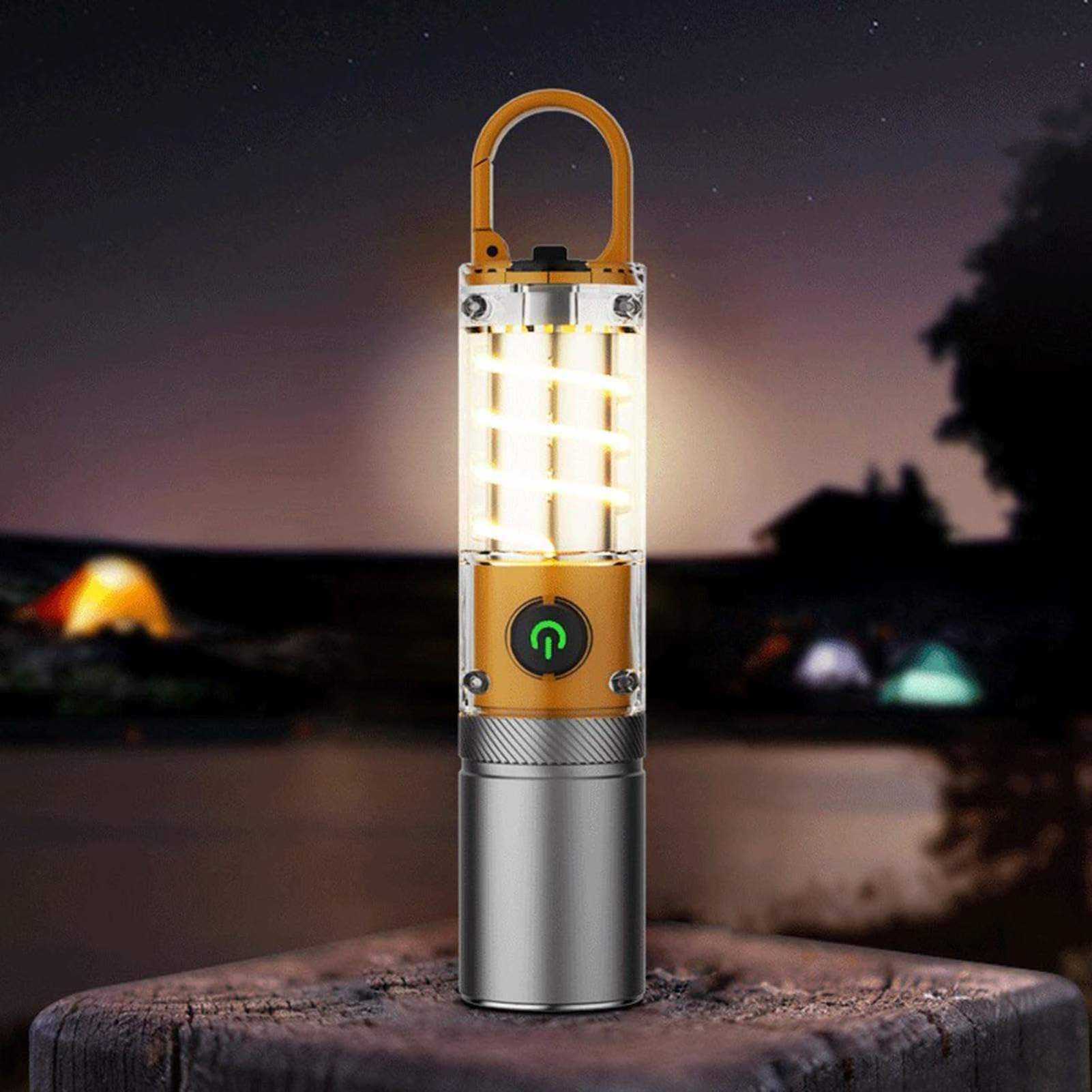 Factory Portable Camping Lamp Emergency xhp50 Flashlight Light USB Rechargeable small Led Hanging Camping Light Lantern Outdoor