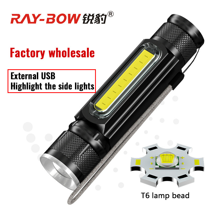 2024 New Product usb charging emergency led  power bank super bright ningbo high power long range laser  rechargeable flashlight