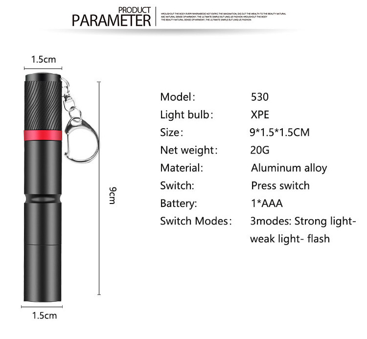 Super Small Mini LED Flashlight Clip Handheld Pen Light Pocket Torch with High Lumens for Nurses & Medical Use