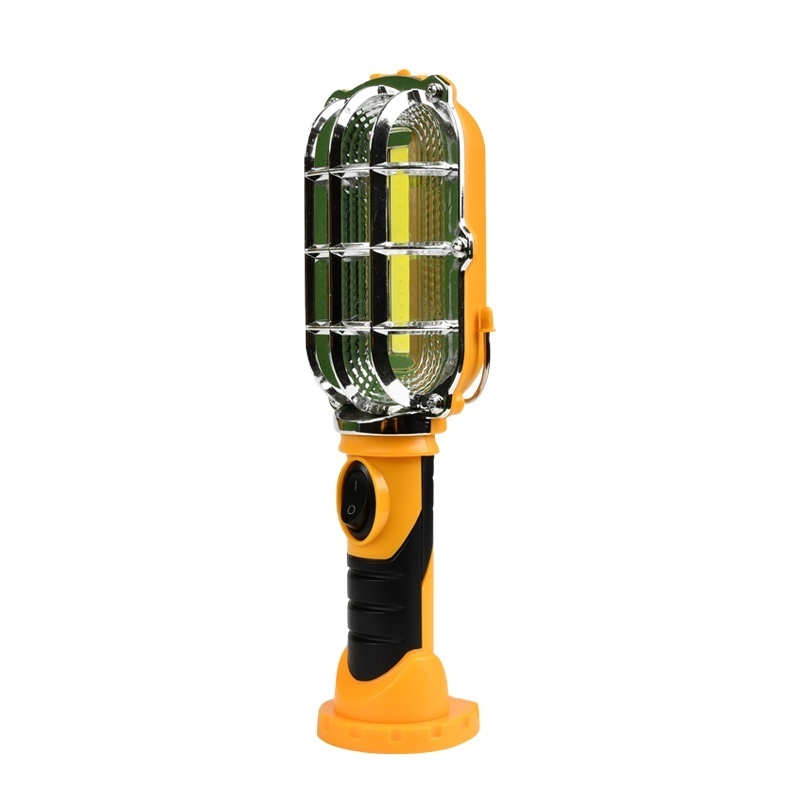 2020 New Selling Dry Batteries Operated Magnetic Workshop Lamp Portable Work Light With a Hook, Handheld Magnetic COB Work Light