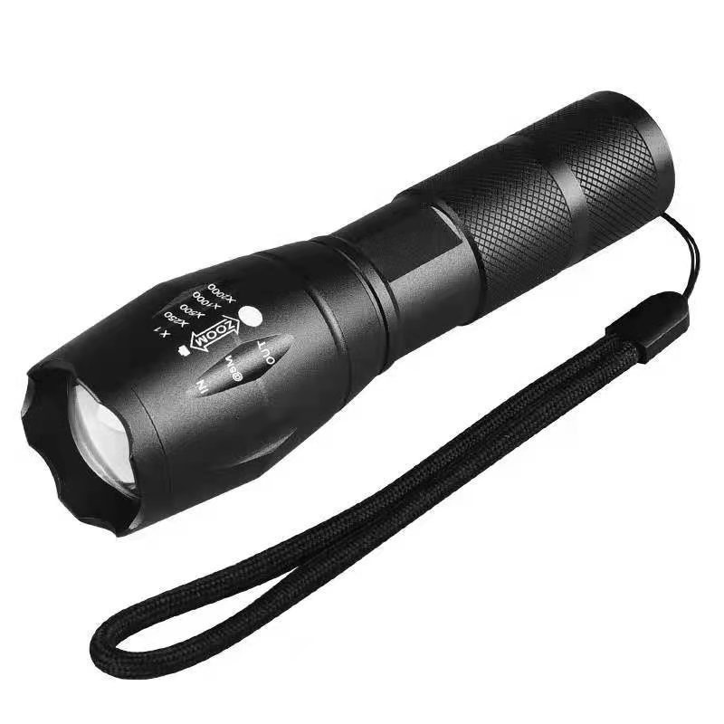 High Brightness 3*AAA Emergency Zoom Camping 2km Distance Long Range T6 LED Tactical Torch Light Flashlight