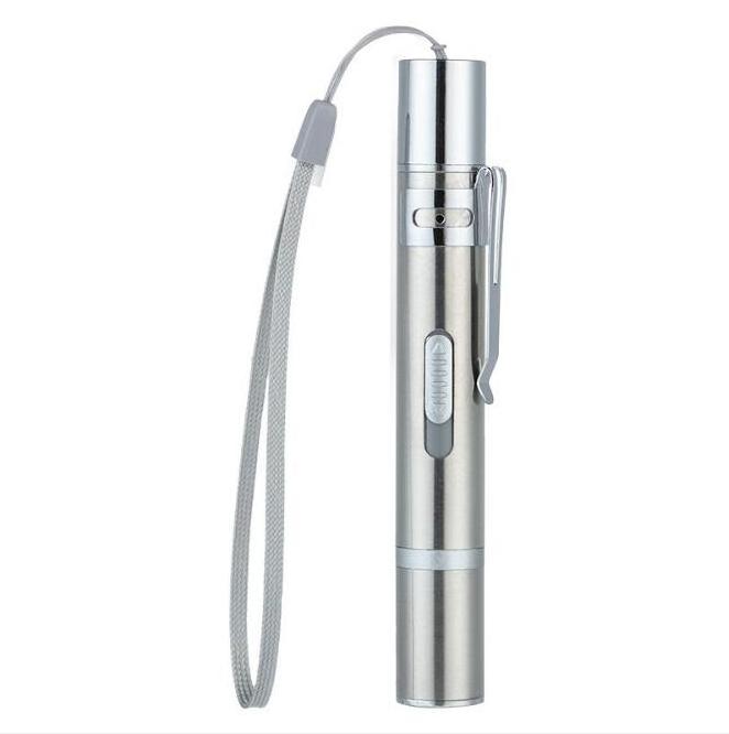 Multi-function Rechargeable Custom Stainless Steel Medical Surgical Emergency Flashlight Portable USB Pen Light Pen Torch