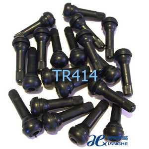 TR 414 Snap-In Tire Valve Stems Medium Black Rubber