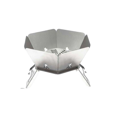 Portable Bonfire Campfire Pit Camping Wood Stove charcoal bonfire stove Stainless Steel Foldable Mesh outdoor camping fire pit