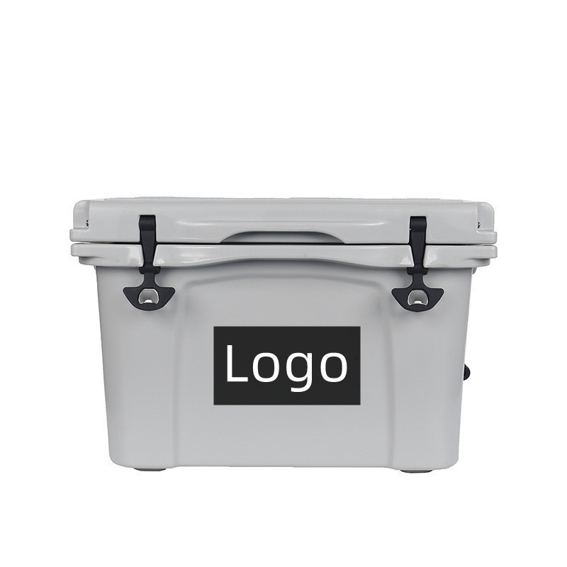 Yetl Hot Design Roto Mold Ice Cooler White 25L Plastic Hard Cooler Box Hielera Outdoor Camp Fishing Ice Chest Food Cartoon OEM