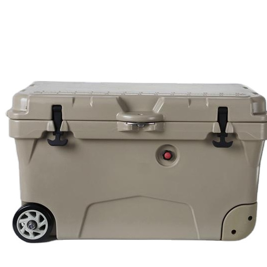 Chest Cooler Box Yetl Design Outdoor 75QT Cold Ice Food Cartoon Insulated Cooler Travel Box Insulated Camping Insulated Fish Tub