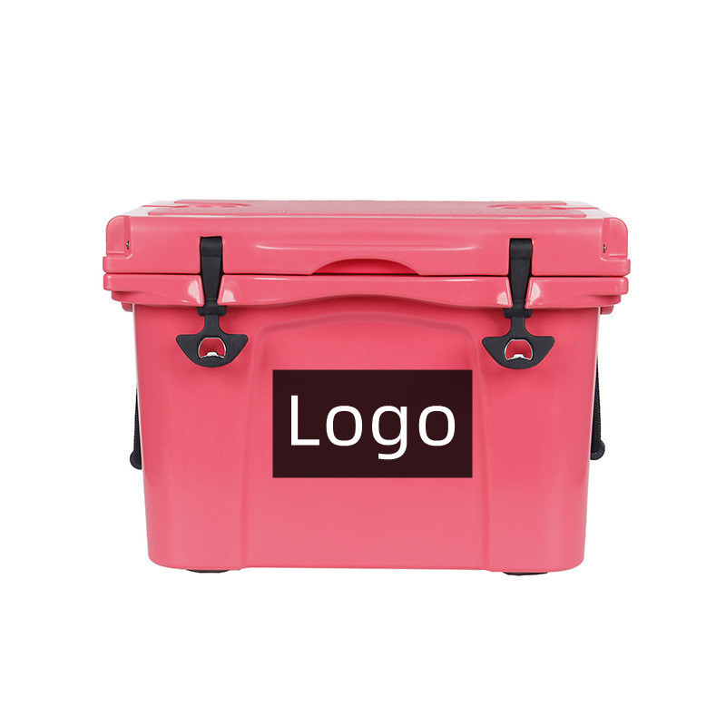 Yetl Hot Design Roto Mold Ice Cooler White 25L Plastic Hard Cooler Box Hielera Outdoor Camp Fishing Ice Chest Food Cartoon OEM